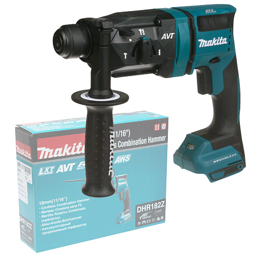 Перфоратор аккумуляторный MAKITA DHR182Z (BL-Motor,18В/LXT,SDS-Plus,1.7Дж,3режима,без акк.и з/у) **: фото 1