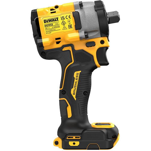 Гайковерт ударный аккумуляторный DeWALT DCF922P2T (BL-Motor,18В,2х5.0Ач/XR,1/2