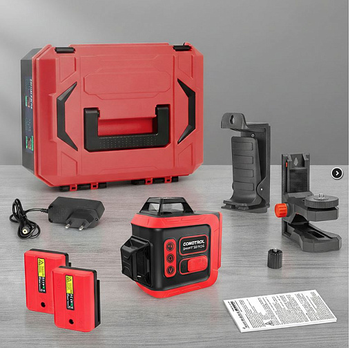 Нивелир лазерный CONDTROL Smart 3D Plus (GreenBeam,30/60м,±0.3мм/м,набор,кейс)/1-2-478: фото 4