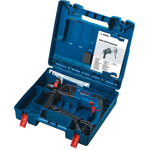 Перфоратор BOSCH GBH 220 (720Вт,SDS-Plus,2.0Дж,3режима,кейс)/06112A6020: фото 2
