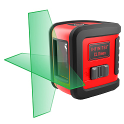 Нивелир лазерный INFINITER CL Green (GreenBeam,15м,±0.5мм/м,1/4'',наклон)/1-2-355