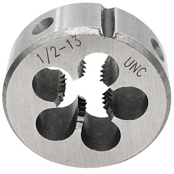 Плашка дюймовая UNC 1/2"х13 осн. 9ХС DIN-22568 TORNERI
