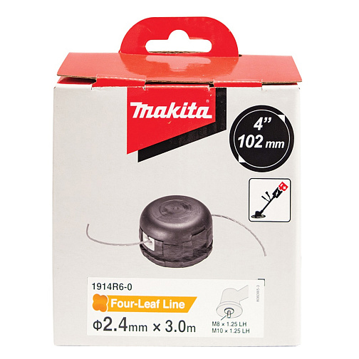 Головка триммерная MAKITA (полуавтомат,М8/М10х1,25LH,леска2.4мм,быстр.намотка)/1914R6-0: фото 3