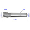 Фреза шпоночная к/х D 40,0 мм КМ4 Р6М5 2235-0083 Кит: миниатюра фото 2
