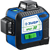 Нивелир лазерный ЗУБР КРЕСТ 3D (GreenBeam,20/70м,±0.3мм/м,4хАА/USB-C)/34909: миниатюра фото 2