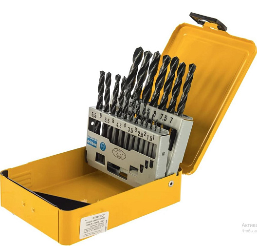 Набор сверл по мет. 1,0-10,0 мм 19 шт. DeWALT (HSS-R,DrilBox)/DT5913-QZ: фото 2