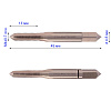 Метчик маш/руч М 4х0,7 осн. (к-т 2шт) 6H HSS DIN-352/2 H-Tools (230040TXHT-2): миниатюра фото 2