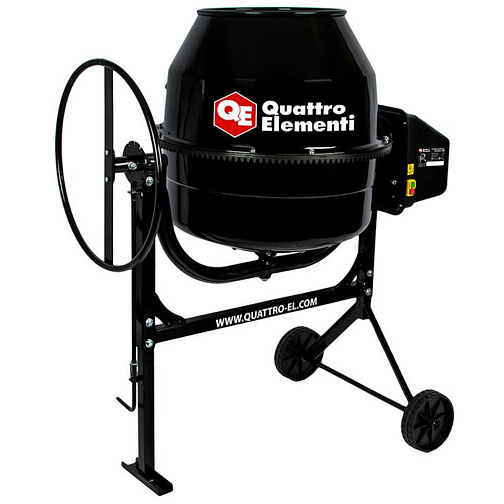 Бетоносмеситель QUATTRO ELEMENTI Gravity 180 (700Вт,180/90л)/916-028 **: фото 1