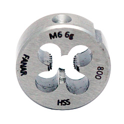 Плашка М 6х1,0 осн. 6g HSS 800 DIN-22568 F-R (N1-121001-0060)