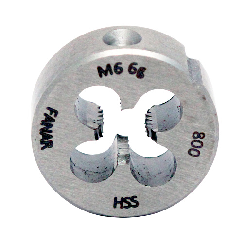 Плашка М 6х1,0 осн. 6g HSS 800 DIN-22568 F-R (N1-121001-0060): фото 1