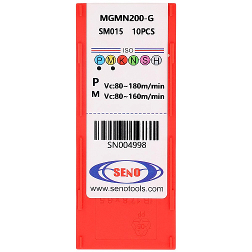 Пластина MGMN 200 - G SM015 отрез. 2-х стор. по стали/нержавеющей стали SENO: фото 4