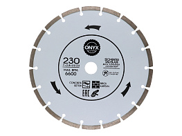 Диск алмазный 230х22 сегм. ONYX/бетон , кирпич
