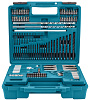 Набор инструмента MAKITA Basic (212предметов:сверла,биты,головки,инструменты,кейс)/E-06270: миниатюра фото 3