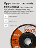 Круг лепестковый торцевой 125х22 Р 60(25) ONYX: миниатюра фото 5