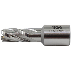 Сверло корончатое D 13х30 мм HSS хв.Weldon 3/4(19мм) HSS-Pro T34