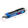 Отвертка аккумуляторная ЗУБР ZUBR GO PSD-4S (4.0В,2.0Ач/Li-Ion,0.3-5.0Нм,360об/мин,кейс+набор) **: миниатюра фото 2