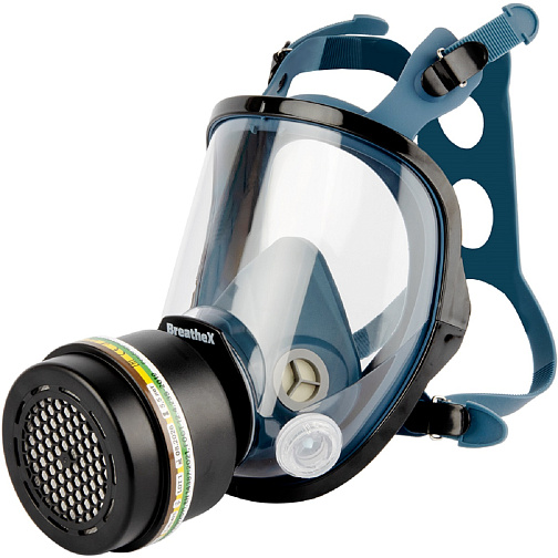 Маска полнолицевая BreatheX JETA SAFETY 7950 с 2 типами крепления фильтров, размер L: фото 3