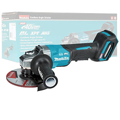 Машина шлифовальная угловая аккумуляторная MAKITA GA036GZ (BL-Motor,40В/XGT,150мм) **