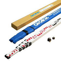 Рейка нивелирная Geobox TS-6 (макс.600см,мм/Е-градуировка,чехол)/600123