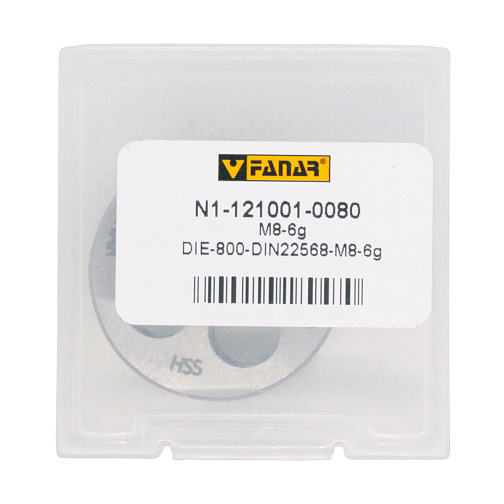 Плашка М 8х1,25 осн. 6g HSS 800 DIN-22568 F-R (N1-121001-0080): фото 3