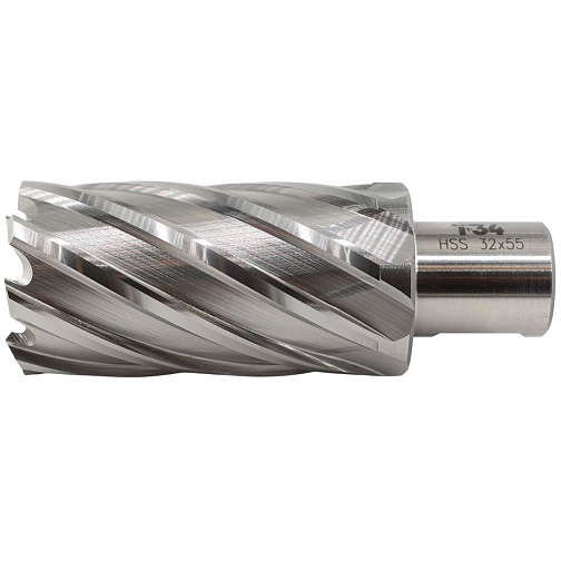 Сверло корончатое D 32х55 мм HSS хв.Weldon 3/4(19мм) HSS-Pro Т34: фото 1