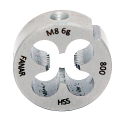 Плашка М 8х1,25 осн. 6g HSS 800 DIN-22568 F-R (N1-121001-0080)