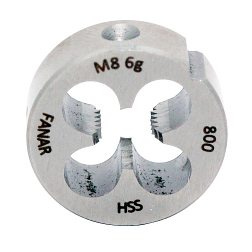 Плашка М 8х1,25 осн. 6g HSS 800 DIN-22568 F-R (N1-121001-0080): фото 1