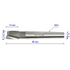 Фреза шпоночная к/х D 14,0 мм КМ1 Р6М5 2235-0045 Кит: миниатюра фото 2
