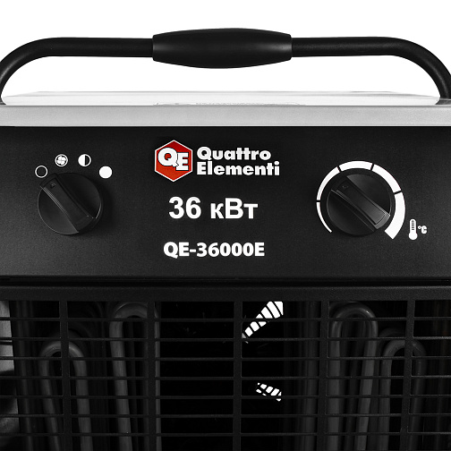 Пушка тепловая электрическая QUATTRO ELEMENTI QE-36000E (380В,18/36кВт,2400куб.м/час,термостат)/649-325 *: фото 5
