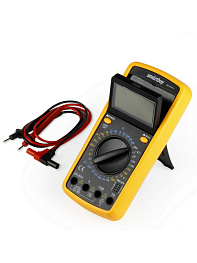 Мультиметр DT9201A, противоуд., многофункц., в компл: щупы, крона, Smartbuy tools SBT-DT9201A