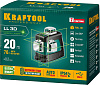 Нивелир лазерный KRAFTOOL LL 3D (GreenBeam,20/70м,±0.2мм,4хAA+USB)/34641: миниатюра фото 5