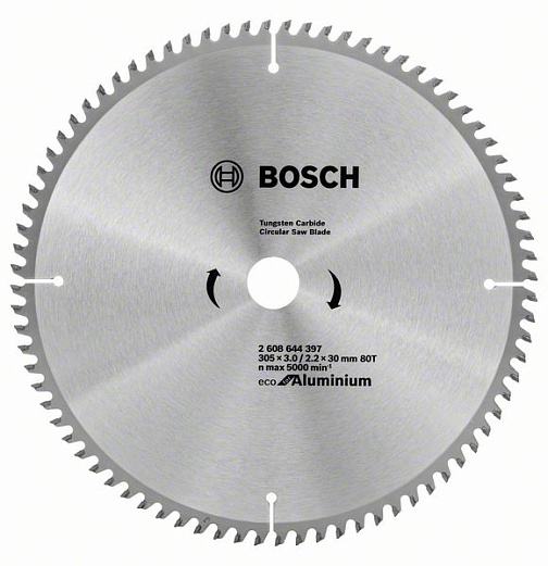 Диск пильный по алюминию 305*30*80T BOSCH Multi ECO/2.608.644.397: фото 1