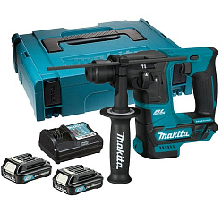 Перфоратор аккумуляторный MAKITA HR166DWAJ (BL-Motor,12В,2х2Ач/CXT,SDS-Plus,1.1Дж,2режима,кейс) **