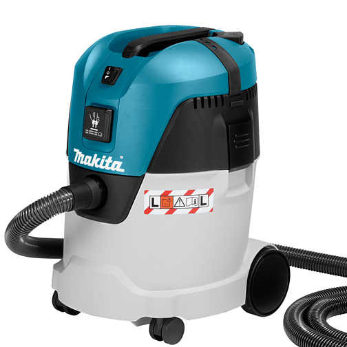Пылесос MAKITA VC2512L (1000Вт,класс-L,V-25л,21кПа,216куб.м/час): фото 1