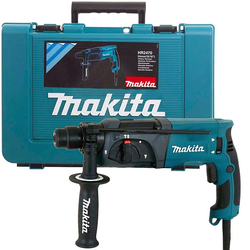 Перфоратор MAKITA HR2470 (780Вт,SDS-Plus,2.7Дж,3режима,кейс): фото 2