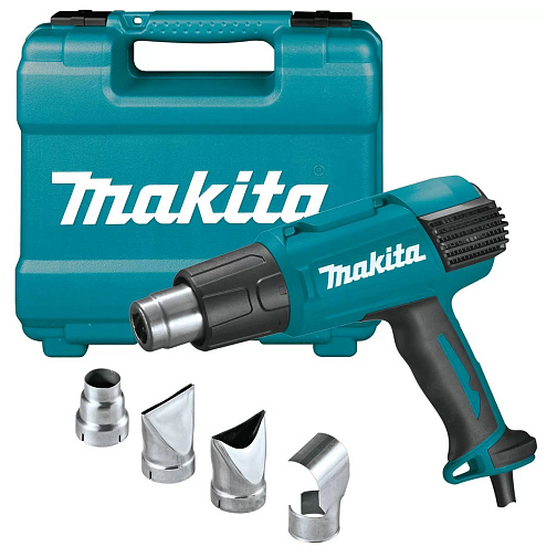 Термовоздуходувка MAKITA HG6530VK (2000Вт,50-650градус,кейс+насадки): фото 3