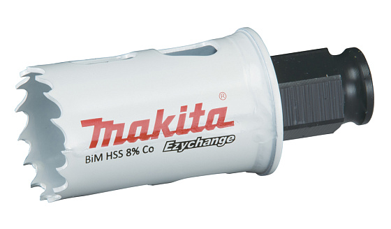 Коронка Bi-Metal HSS-Co MAKITA Ezychange (30мм/L-44мм,нержавейка,сталь,цв.мет,ПВХ,дерево)/E-03729 **: фото 1