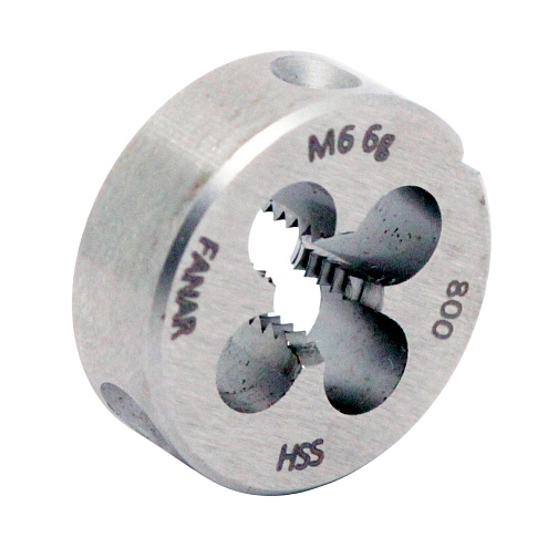 Плашка М 6х1,0 осн. 6g HSS 800 DIN-22568 F-R (N1-121001-0060): фото 2