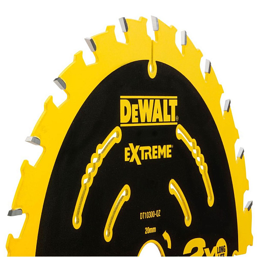 Диск пильный по дереву 165*20*1.65мм*24Т DeWALT Elite Extreme/DT10400: фото 2