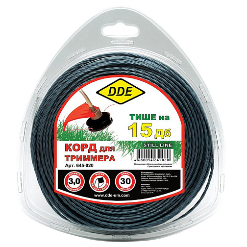 Леска триммерная DDE 
