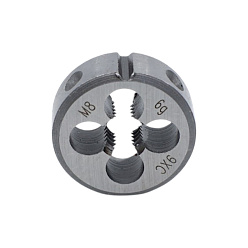 Плашка М 8х1,0 6g 9ХС