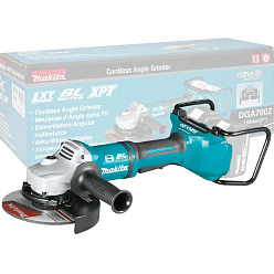 Машина шлифовальная угловая аккумуляторная MAKITA DGA700Z (BL-Motor,36В/2х18В/LXT,180мм,без акк.и з/у)