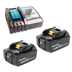 Набор MAKITA POWERPACK (з/у-DC18RC+аккумуляторы-BL1850B-2шт)/191L74-5