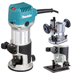 Фрезер MAKITA RT0702CX2 (710Вт,6/8мм,глубина35мм,3базы,сумка)