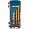 Набор сверл по металлу 2.0-8.0 мм 6 шт. MAKITA HSS-TiN Economy/D-72833: миниатюра фото 1