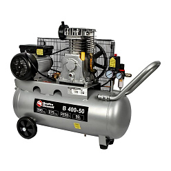 Компрессор QUATTRO ELEMENTI B-400-50 (2250Вт/3л.с,390л/мин,ременной,8бар,ресивер50л)/770-285 **