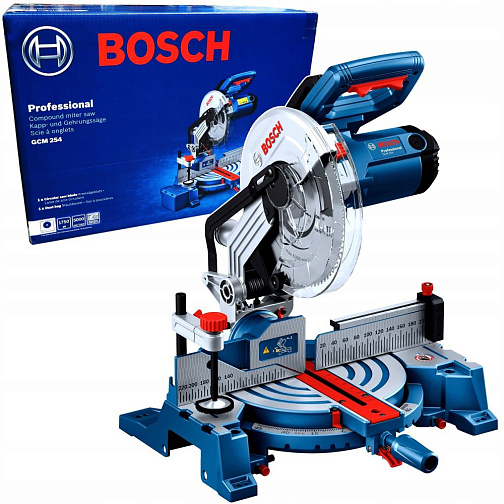 Пила торцовочная BOSCH GCM 254 (1750Вт,254х30мм,сечение90*130мм,лазер)/0601B52000: фото 4