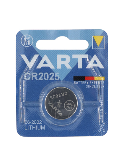 Батарейка СR2025/3В VARTA ALKALIN 1шт: фото 1