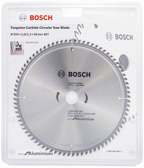 Диск пильный по алюминию 254*30*80T BOSCH Multi ECO/2608644394: фото 2