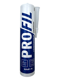 Герметик санитарный, белый (270мл) SOUDAL PROFIL 124252